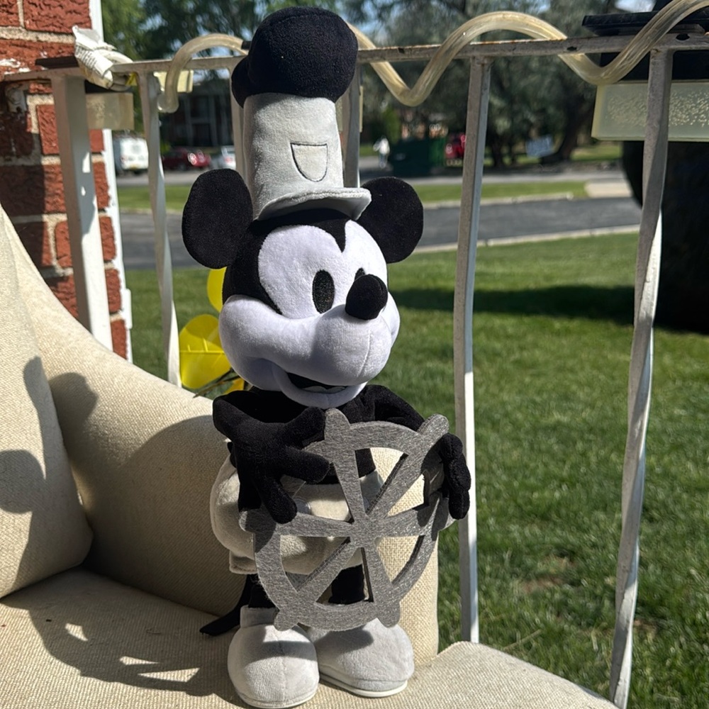 Disney Mickey 90 Years of Magic Original Steamboat Willie Plush